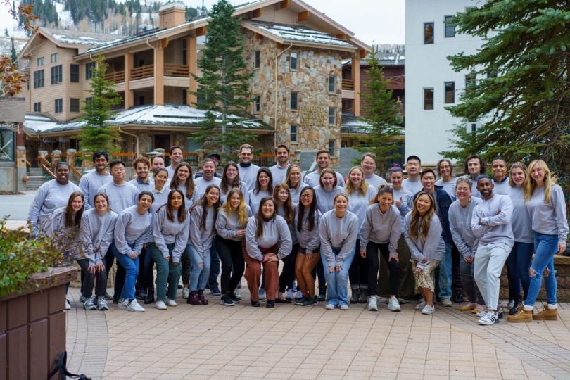 A group photo of GlossGenius employees.