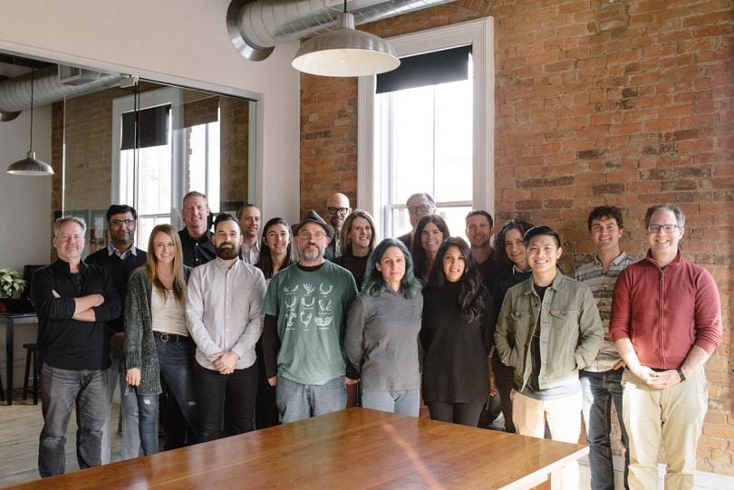 InspiringApps team photo in the office