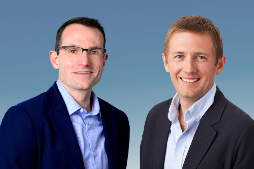 Istari CEO Will Roper (left) and CTO Chris Benson (right) are pictured against a bluish-gray background.