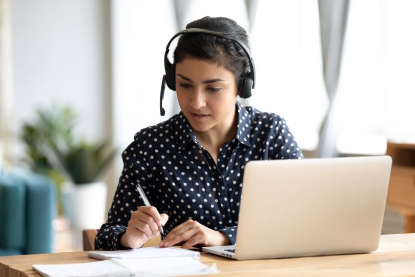Better.com: sales woman working from home