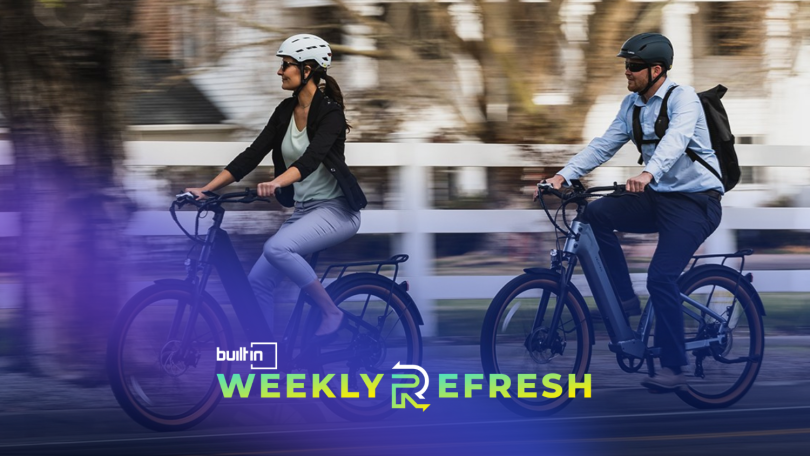 Two bikers use Velotric electric vehicles.