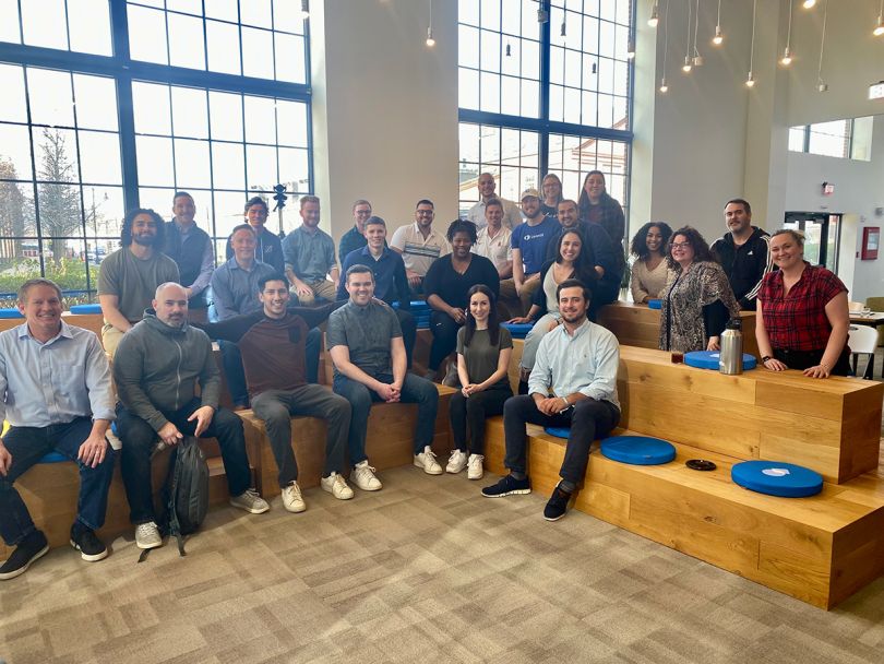 LeanIX team photo in the office