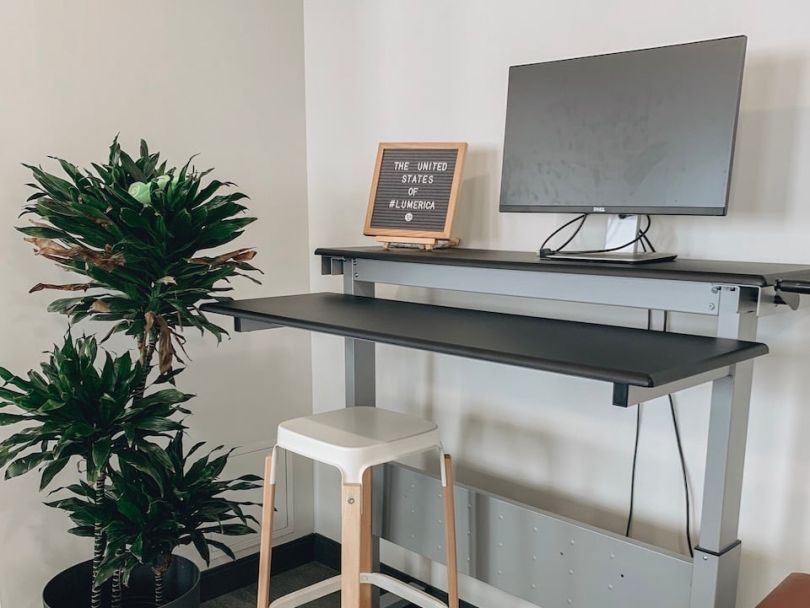 Desk in Lumere's quiet area