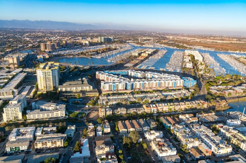 marina del rey stock image 1