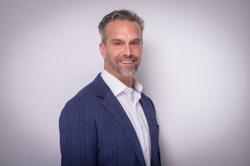 Matt Krieg, Graphiant’s VP of sales and marketing, poses for a photo.