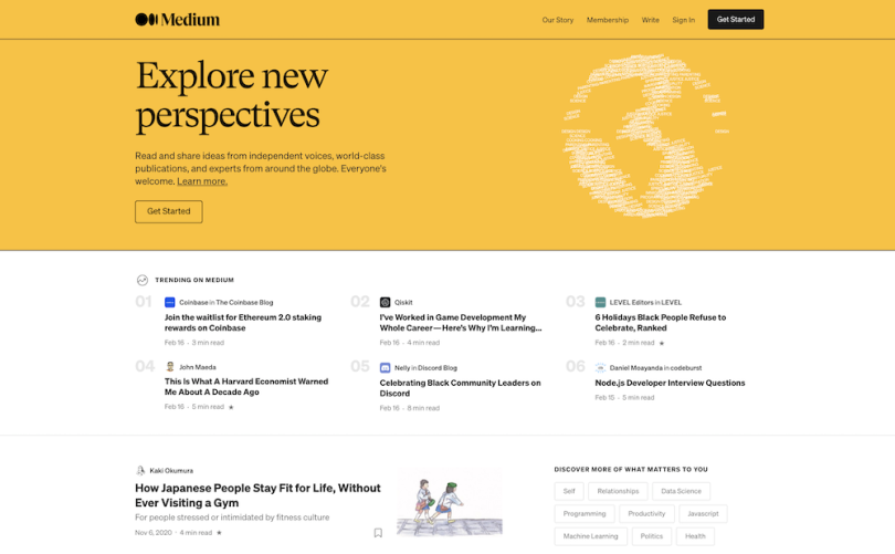 Medium media companies in San Francisco