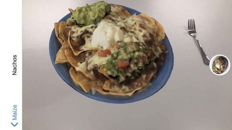 Menu3 augmented reality food startup