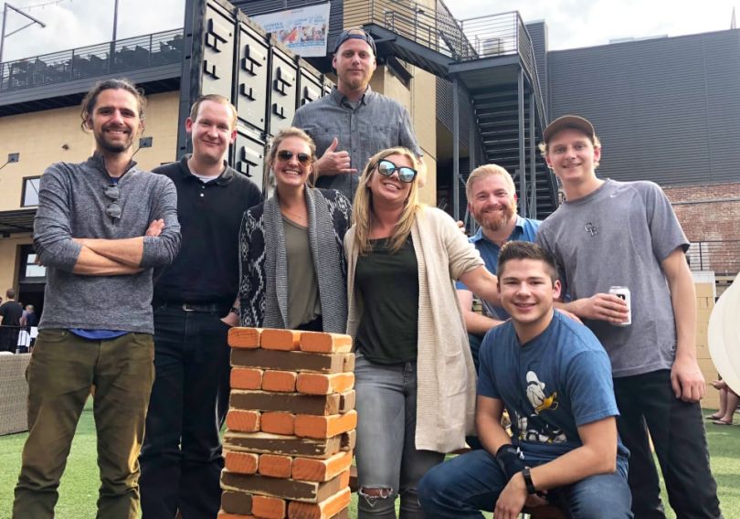 Mersive team in outdoor group outing