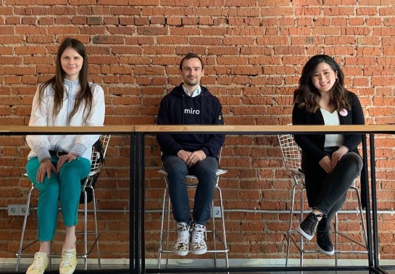 Miro team members hanging out