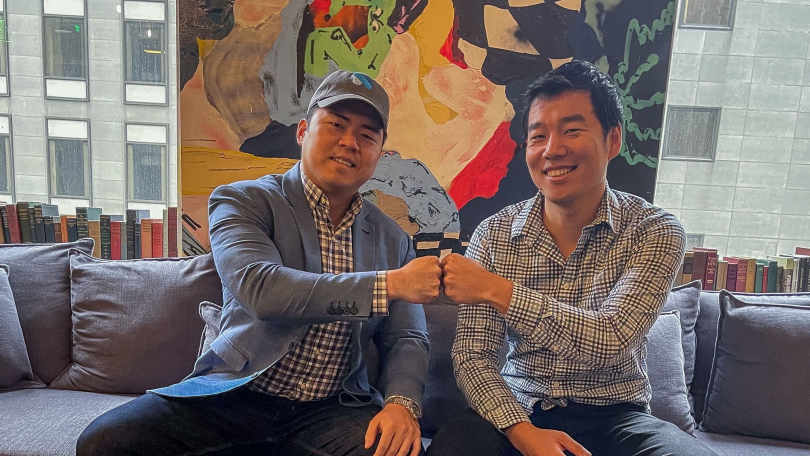 Numeral executives Christopher Kim, CEO (left) and Yufei Liu, CTO (right).