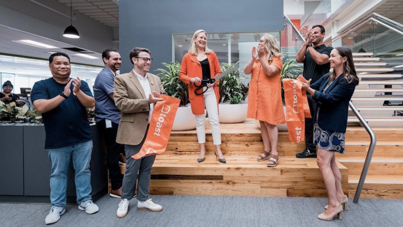 The grand opening of Toast’s Omaha office. 