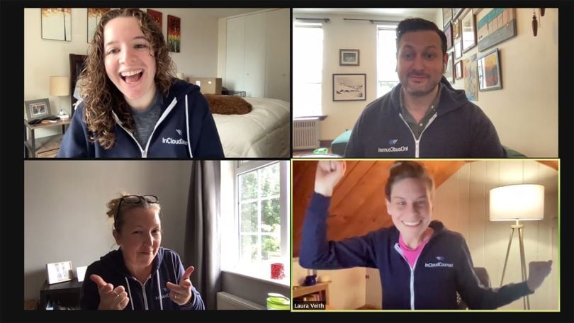Ontra team Zoom call