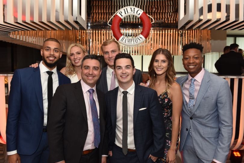 Seven PHMG at formal event