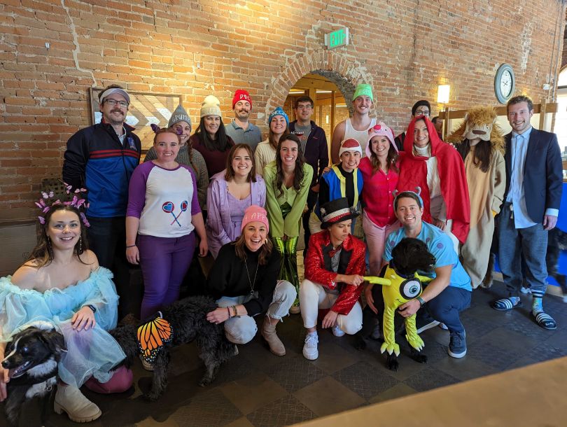 The AirDNA team celebrating Halloween 