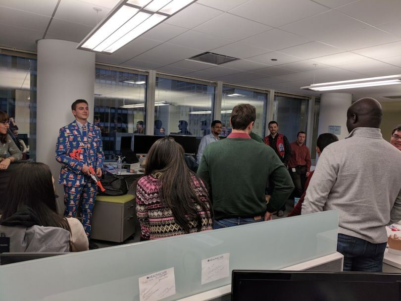 Pareto Intelligence Chicago team holiday party 2017
