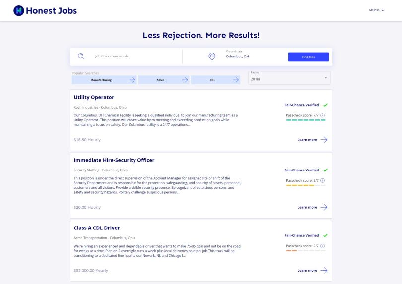 Honest Jobs