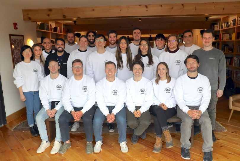The Passthrough team poses for a group photo