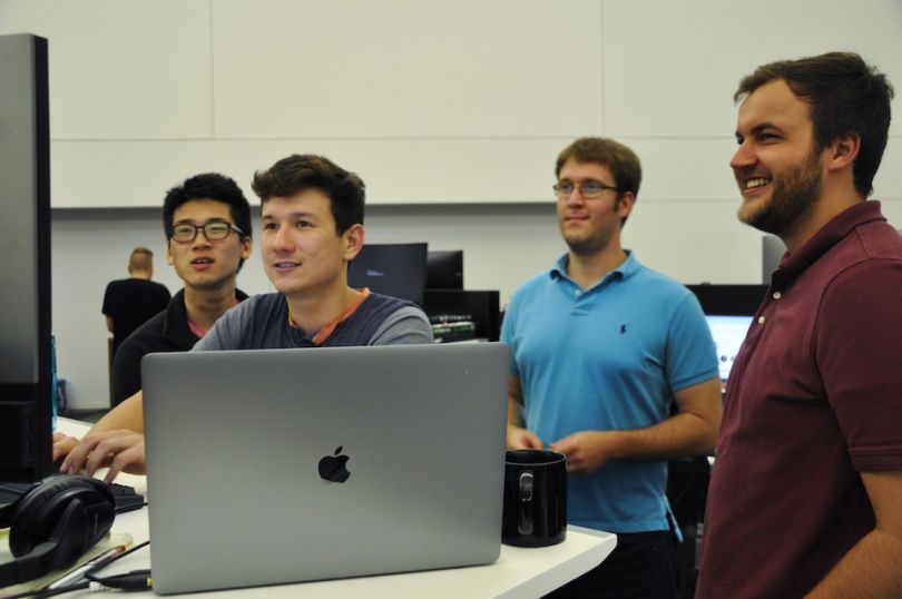 PEAK6 team working in their office