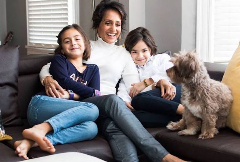 PediaSource founder and her children