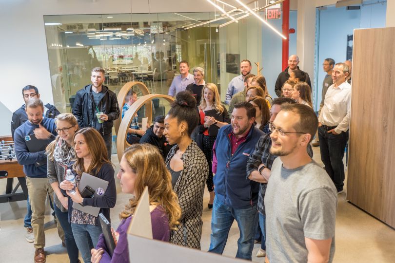 A group of Predictive Index employees in the office.