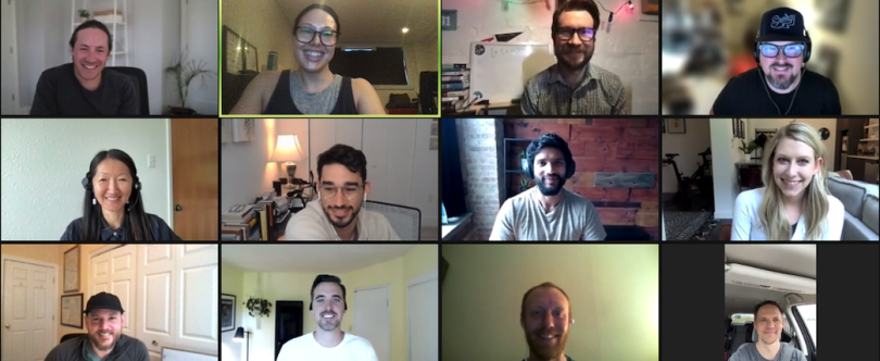 Rise Science team photo zoom