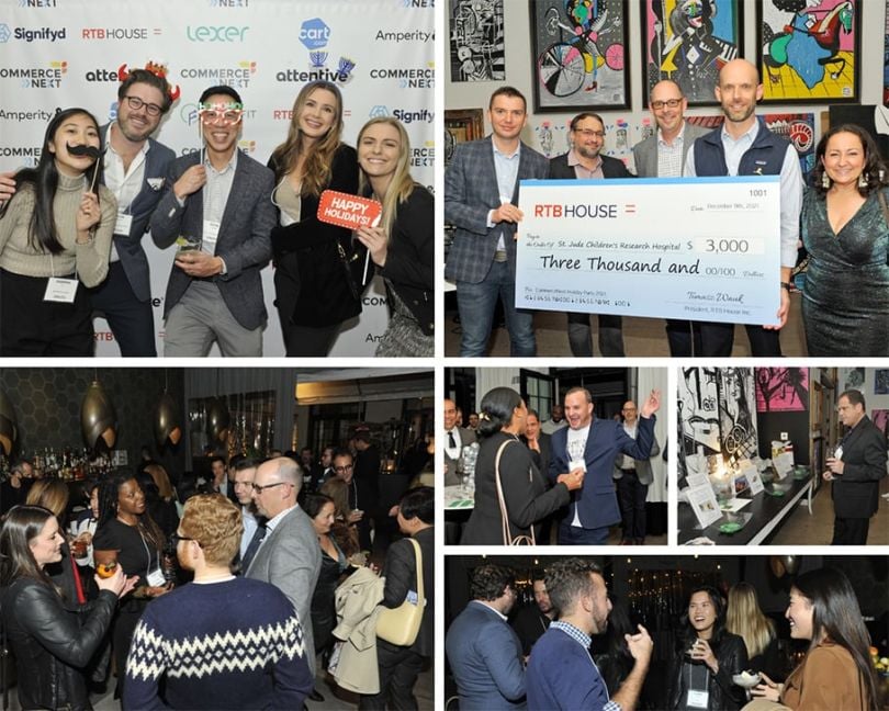 Collage of team members at different RTB House events
