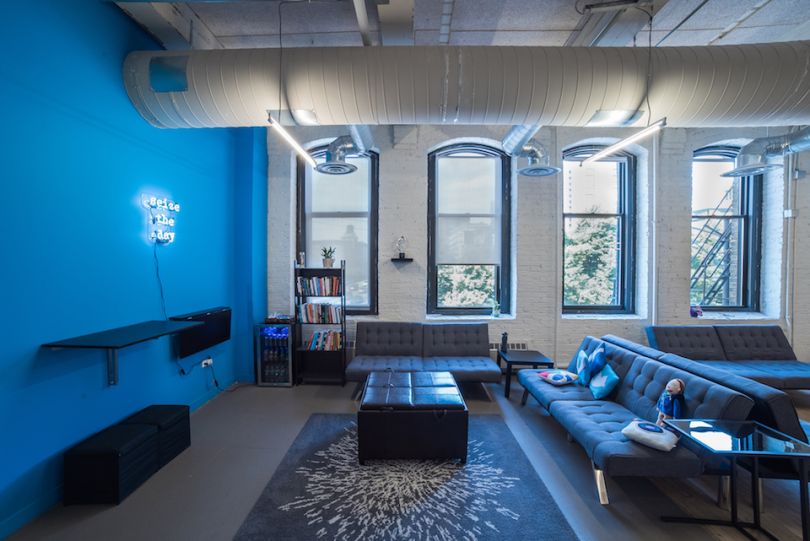 ReviewTrackers Chicago office candidate corner