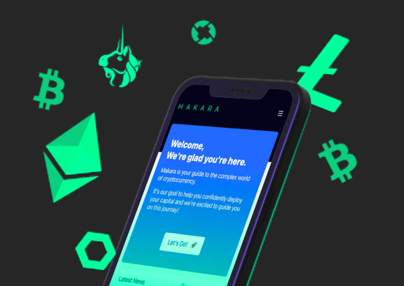 Makara app on smartphone