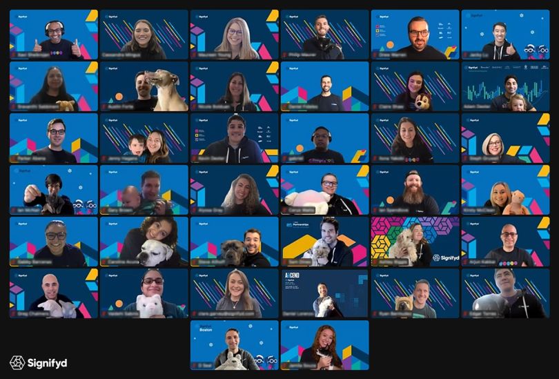 Signifyd team video call