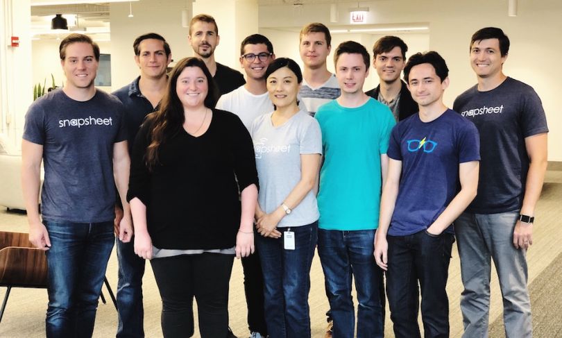 Snapsheet team in group photo