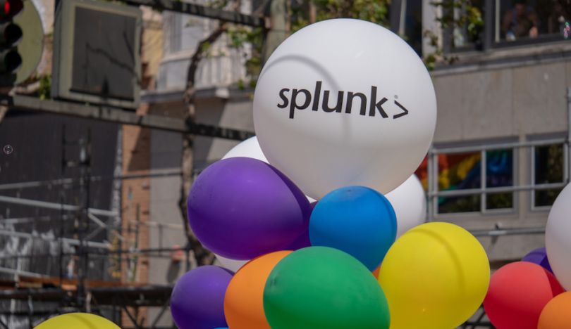 Splunk name on a balloon