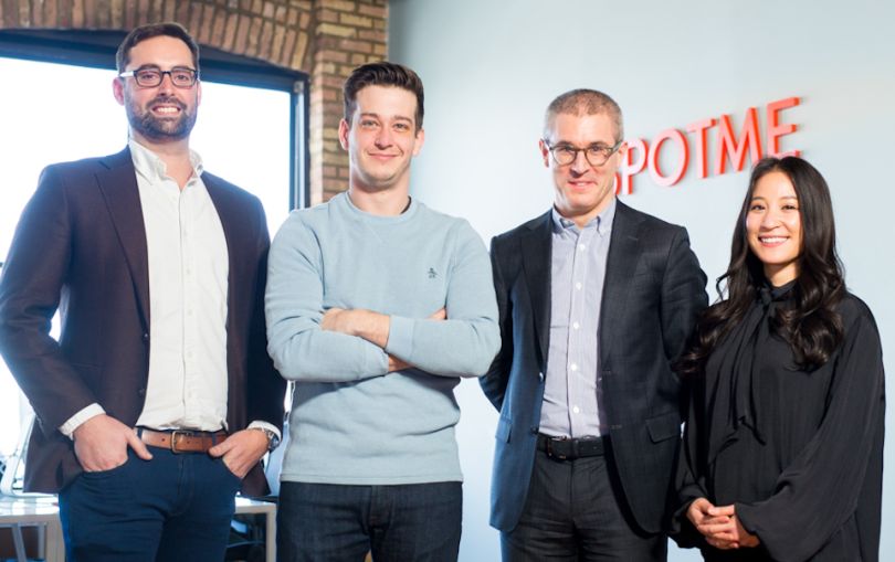 SpotMe leadership in group photo