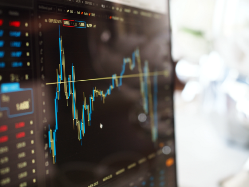 Stock market graph