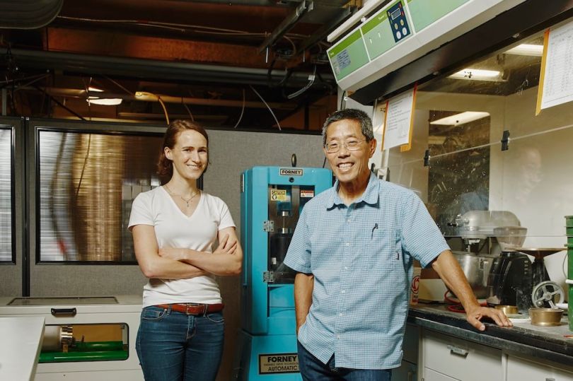 Sublime Systems co-founders Leah Ellis and Yet-Ming Chiang.