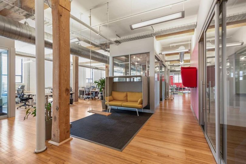 Inside of Swyft Technologies office