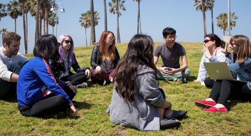 System1 team on the beach
