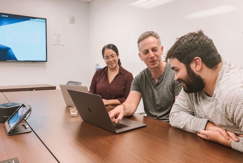 Talkspace team working