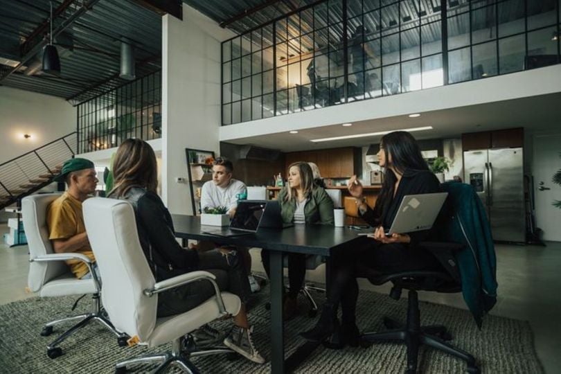 The Route team in the office