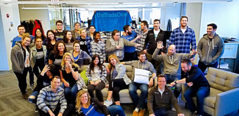 The Trade Desk team in group photo