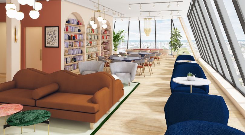 The Wing coworking space Boston 