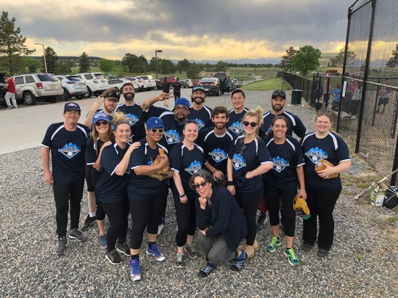 Toastmasters company softball team