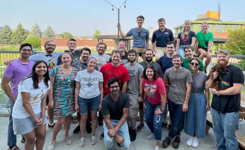 A group of Tortuga AgTech employees during a team outing.