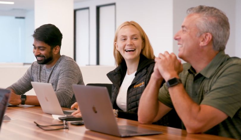 Transmit Security team chatting