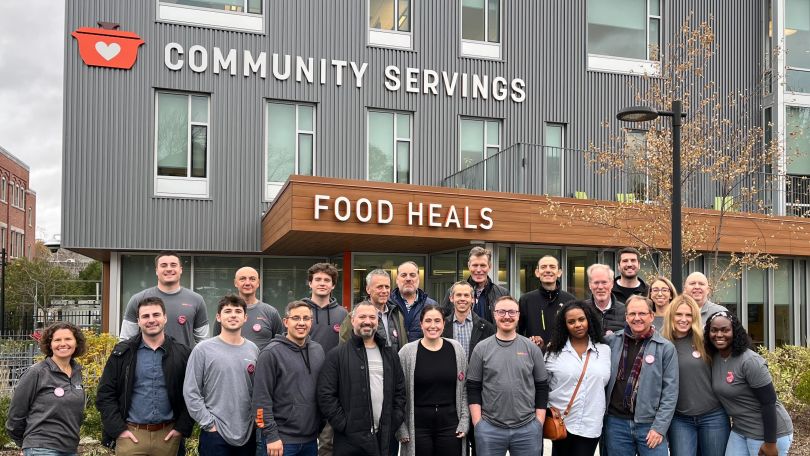 The Tufin team at a volunteering event 