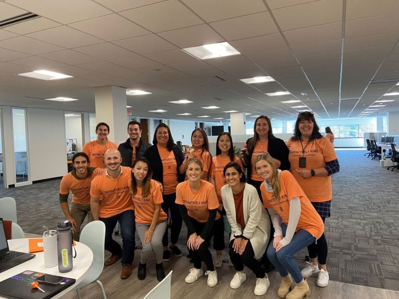 The Definitive Healthcare team on Unity Day.