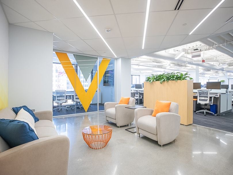 Veeva sitting area and office