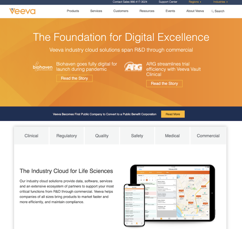 Veeva silicon valley software companies
