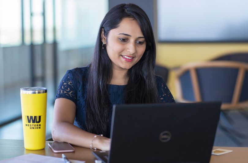 Western Union team member working