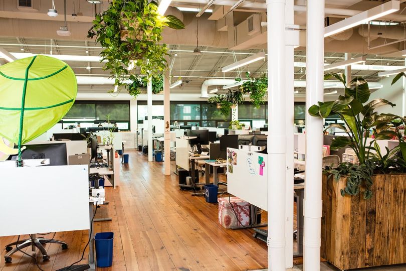 Inside of Whole Foods office
