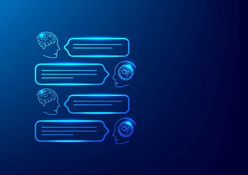 An image depicting an AI chatbot is shown.
